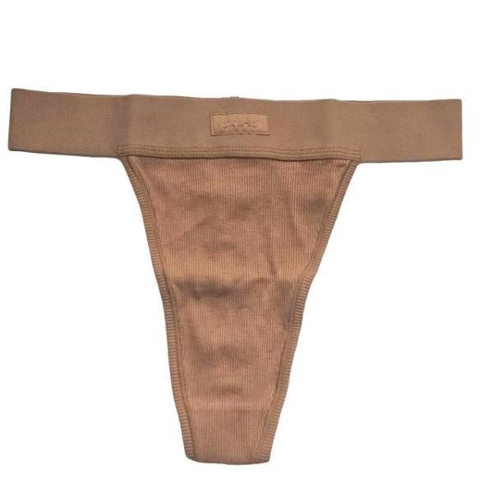 SKIMS COTTON RIBBED‎ PANTY NWT